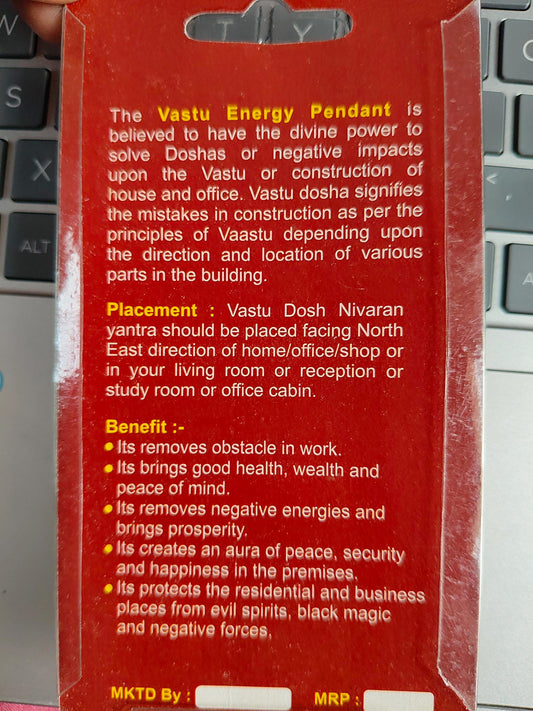 Vastu Energy Pendant: Rudraksha, Quartz & Gem Beads - Spiritual Home Charm