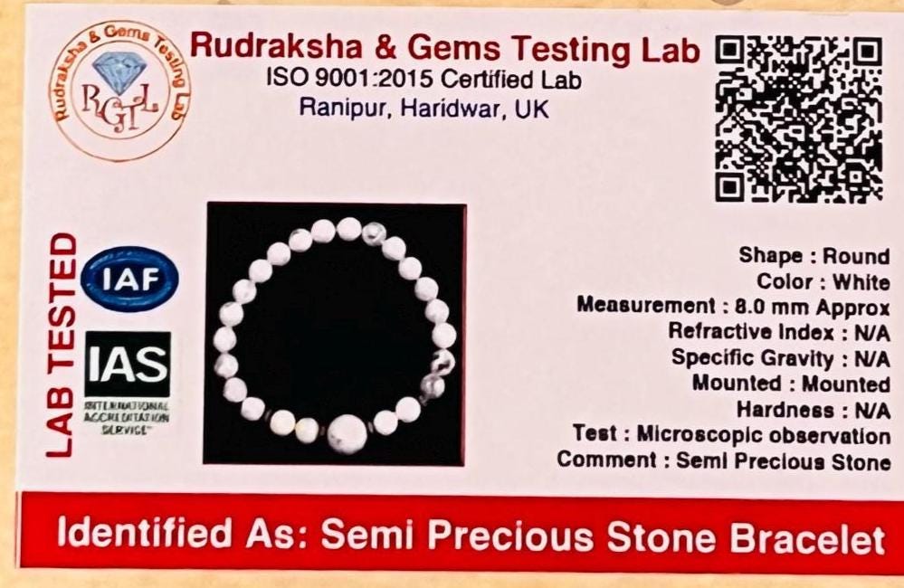 Cancer Rashi Bracelet – Natural Gemstone (Kark Rashi)